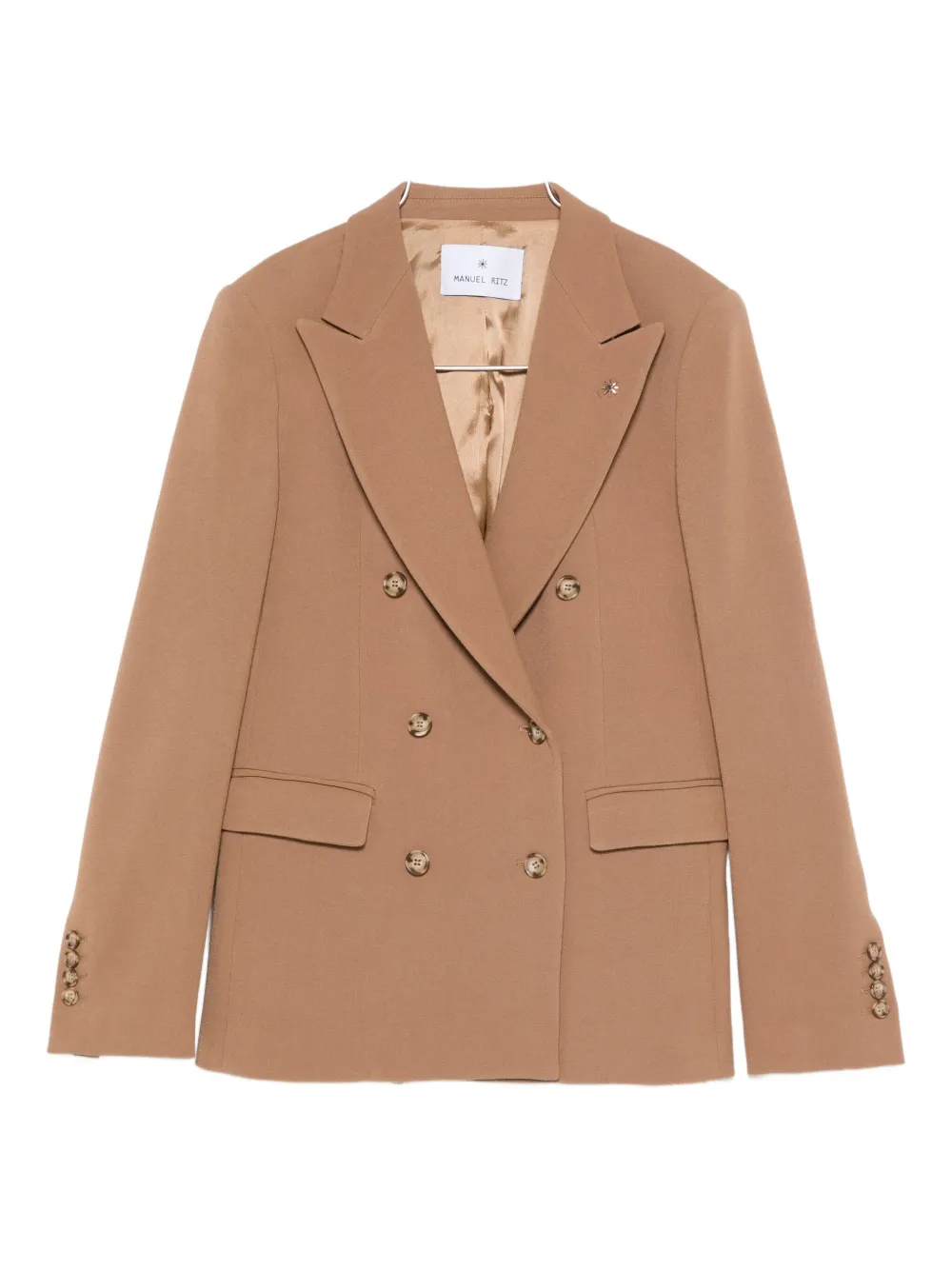 Двубортный пиджак Manuel Ritz, коричневый
Двубортный пиджак Manuel Ritz, коричневый