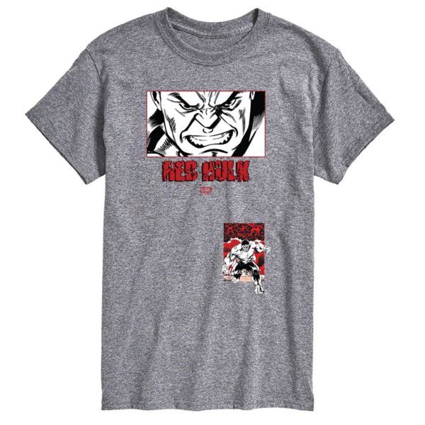 Мужская футболка с принтом "Капитан Америка: Новый мирный воин" и Красным Халком Marvel, серый
Мужская футболка с принтом "Капитан Америка: Новый мирный воин" и Красным Халком Marvel, серый