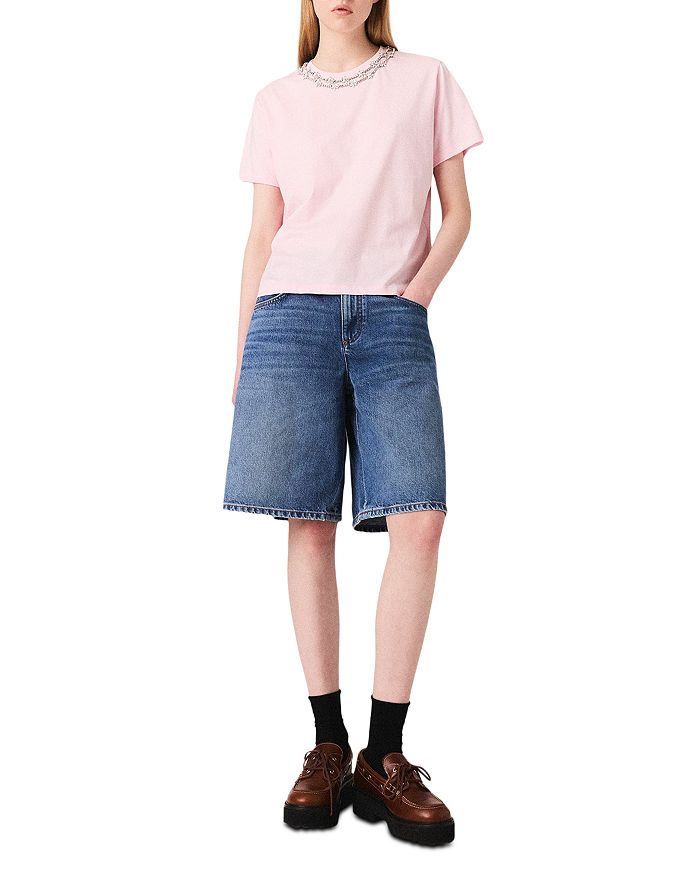 Футболка с коротким рукавом и круглым вырезом Maje, розовый
Футболка с коротким рукавом и круглым вырезом Maje, розовый