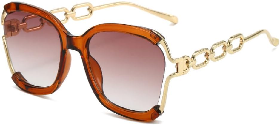 Квадратные солнцезащитные очки для женщин с защитой от УФ-излучения UV400, ретро-оправой и металлическим каркасом в виде цепочки, летние солнцезащитные очки для женщин MTZJH, Brown
Квадратные солнцезащитные очки для женщин с защитой от УФ-излучения UV400, ретро-оправой и металлическим каркасом в виде цепочки, летние солнцезащитные очки для женщин MTZJH, Brown