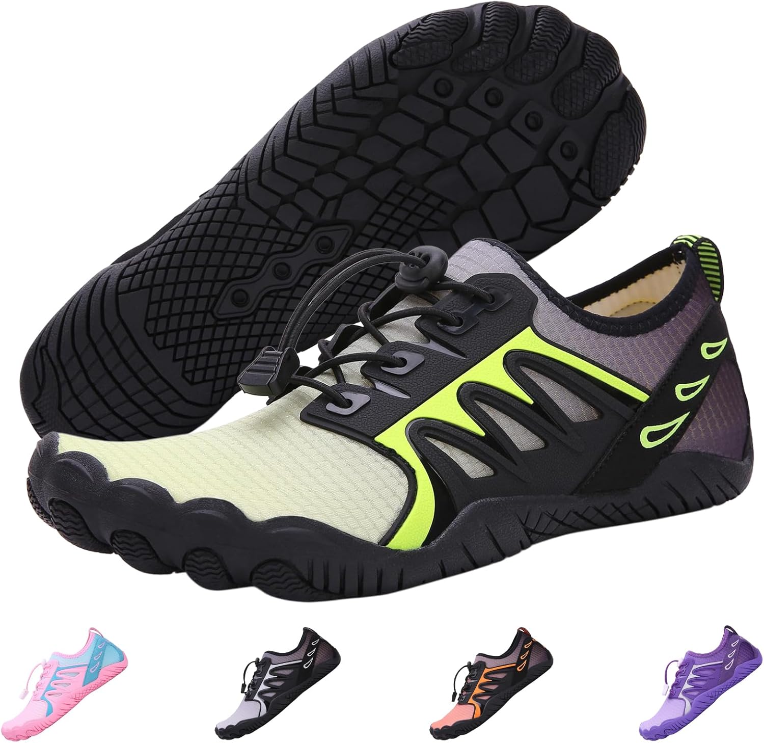 Кроссовки для походов для женщин и мужчин, кроссовки для трейлраннинга, нескользящие дышащие походные ботинки, тренировочная обувь, водные обувь с широким носком Foehiex, зеленый
Кроссовки для походов для женщин и мужчин, кроссовки для трейлраннинга, нескользящие дышащие походные ботинки, тренировочная обувь, водные обувь с широким носком Foehiex, зеленый