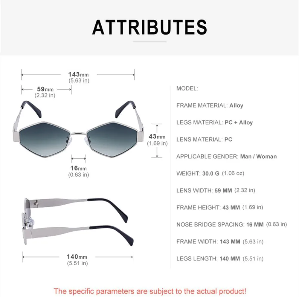 Солнцезащитные очки в узкой оправе, многоугольные, для женщин, в стиле металл-панк, для мужчин, винтажные солнцезащитные очки в форме ромба WNCKSQ, C7silvergray
Солнцезащитные очки в узкой оправе, многоугольные, для женщин, в стиле металл-панк, для мужчин, винтажные солнцезащитные очки в форме ромба WNCKSQ, C7silvergray