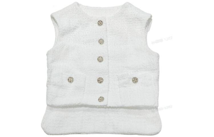 Жилет женский Chanel на пуговицах, белый
Жилет женский Chanel на пуговицах, белый
