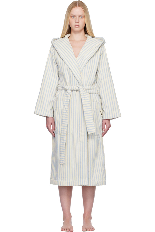 Терри халат с капюшоном Tekla, синий
Терри халат с капюшоном Tekla, синий