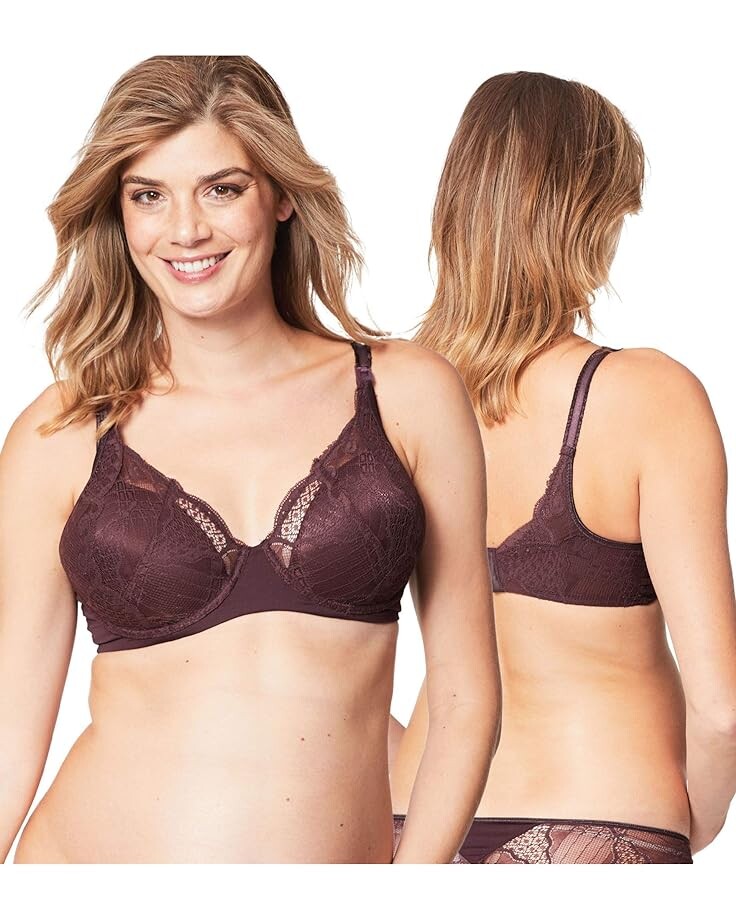 Бюстгальтер Cake Maternity Truffles Flexi Wire Maternity Moulded Cup Plunge Lace Nursing Bra, темно-коричневый
Бюстгальтер Cake Maternity Truffles Flexi Wire Maternity Moulded Cup Plunge Lace Nursing Bra, темно-коричневый