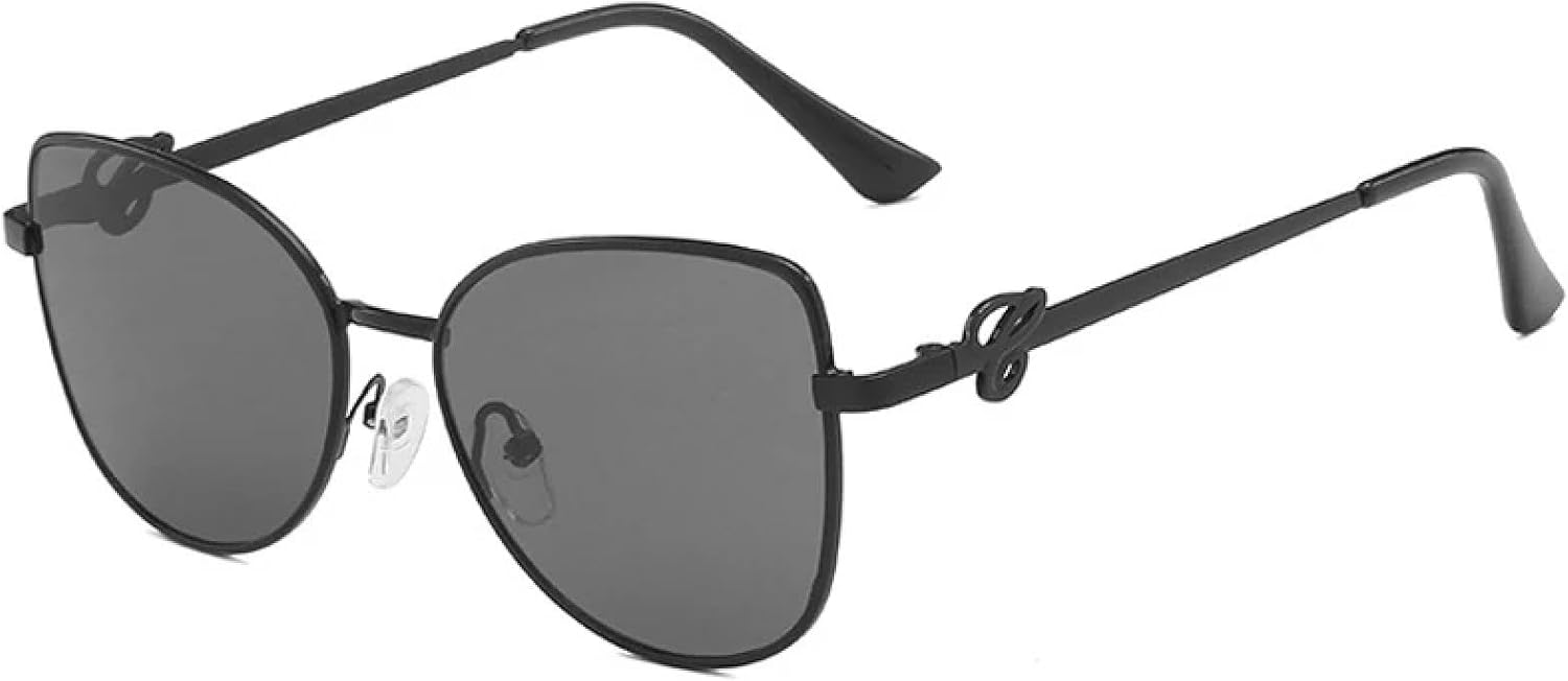 Модные металлические солнцезащитные очки «кошачий глаз» для женщин и мужчин, роскошные солнцезащитные очки для активного отдыха, спорта и вождения, защита от УФ-излучения UV400 TKKTLLT, Black Gray
Модные металлические солнцезащитные очки «кошачий глаз» для женщин и мужчин, роскошные солнцезащитные очки для активного отдыха, спорта и вождения, защита от УФ-излучения UV400 TKKTLLT, Black Gray