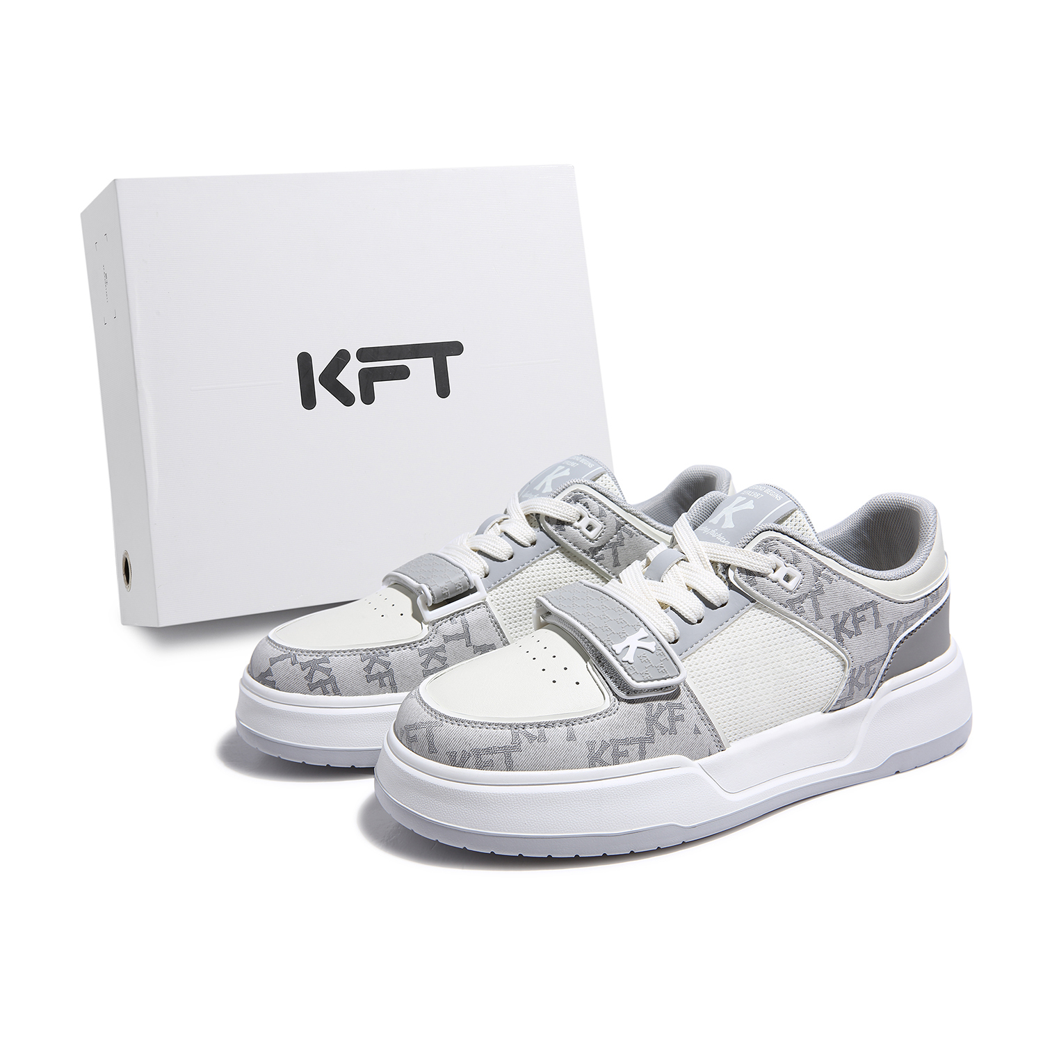 KFT Скользоустойчивые износостойкие легкие дышащие увеличивающие рост низкие скейтерские кроссовки унисекс бело-серый меш, цвет White Gray Mesh
KFT Скользоустойчивые износостойкие легкие дышащие увеличивающие рост низкие скейтерские кроссовки унисекс бело-серый меш, цвет White Gray Mesh