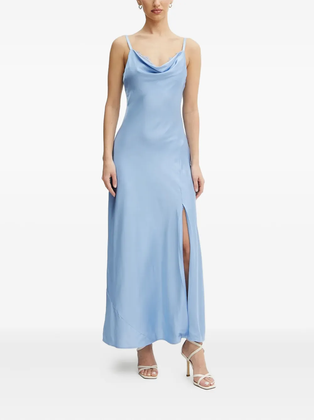 Платье-комбинация макси с кружевом GUESS USA, синий
Платье-комбинация макси с кружевом GUESS USA, синий