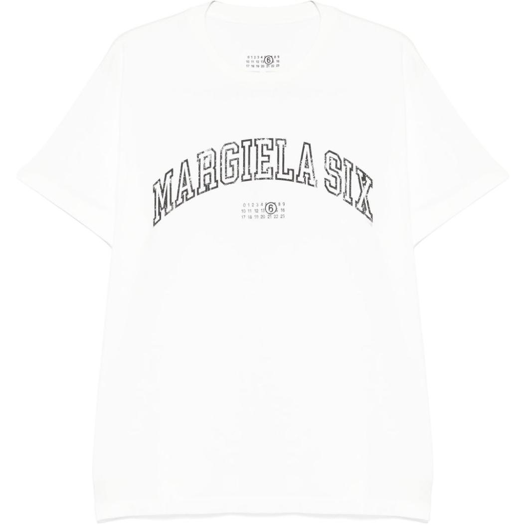 Футболка с принтом логотипа MM6 Maison Margiela, белый
Футболка с принтом логотипа MM6 Maison Margiela, белый
