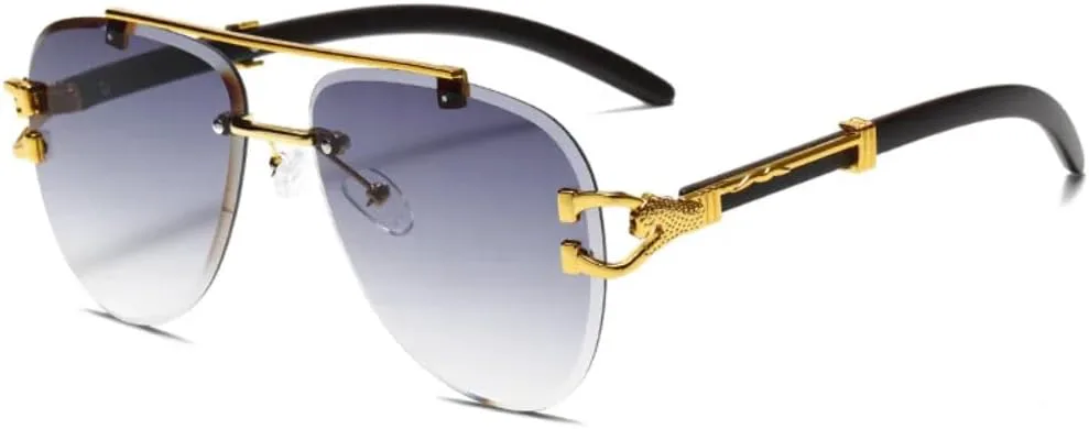 Роскошные модные женские солнцезащитные очки с двойным оправой и градиентным переходом цвета «Золотой леопард», мужские трендовые очки UV400 UATXTAU, Grey
Роскошные модные женские солнцезащитные очки с двойным оправой и градиентным переходом цвета «Золотой леопард», мужские трендовые очки UV400 UATXTAU, Grey