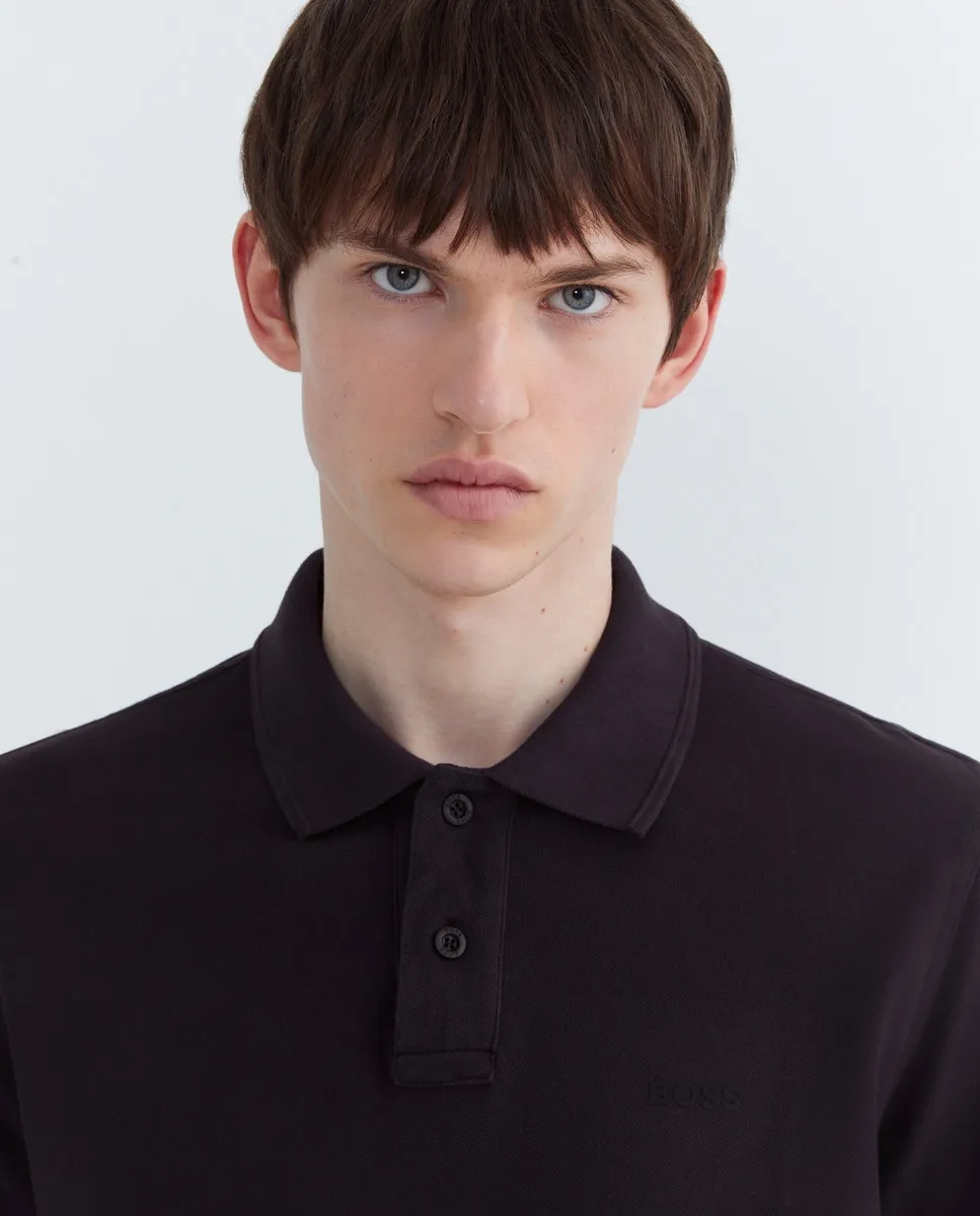 Мужская рубашка поло с коротким рукавом Boss, черный
Мужская рубашка поло с коротким рукавом Boss, черный