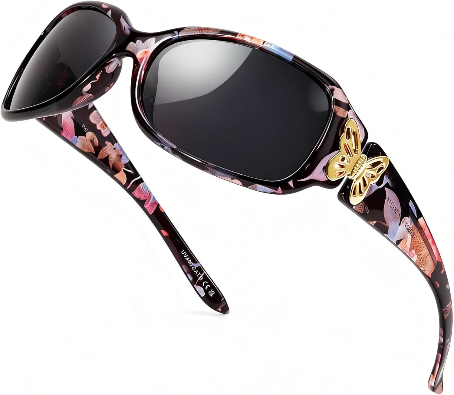 Поляризованные солнцезащитные очки LVIOE для женщин, модный дизайн с бабочками, для вождения и рыбалки, защита от УФ-излучения 99,99%, A14 Red Floral Frame Polarized Womens Sunglasses
Поляризованные солнцезащитные очки LVIOE для женщин, модный дизайн с бабочками, для вождения и рыбалки, защита от УФ-излучения 99,99%, A14 Red Floral Frame Polarized Womens Sunglasses