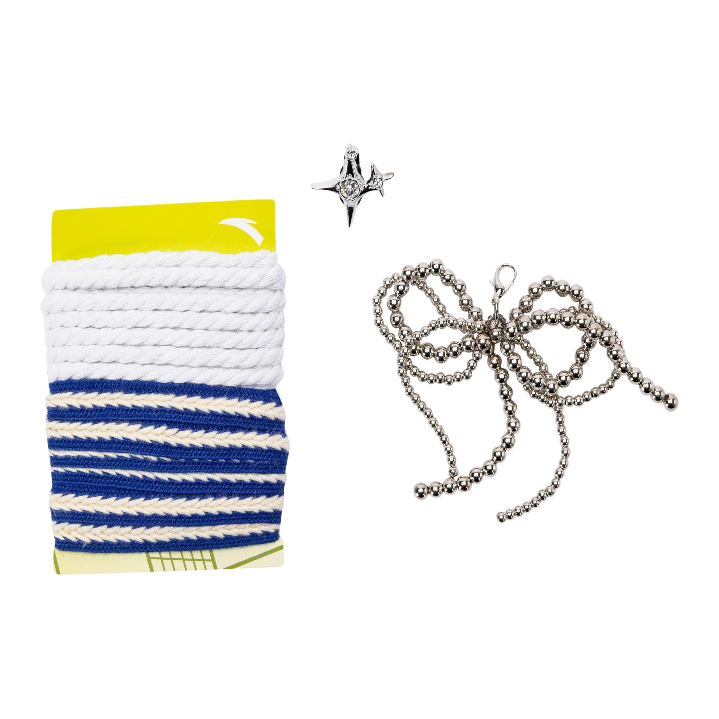 Аксессуары для обуви Alloy Unisex Blue White ANTA, синий белый
Аксессуары для обуви Alloy Unisex Blue White ANTA, синий белый