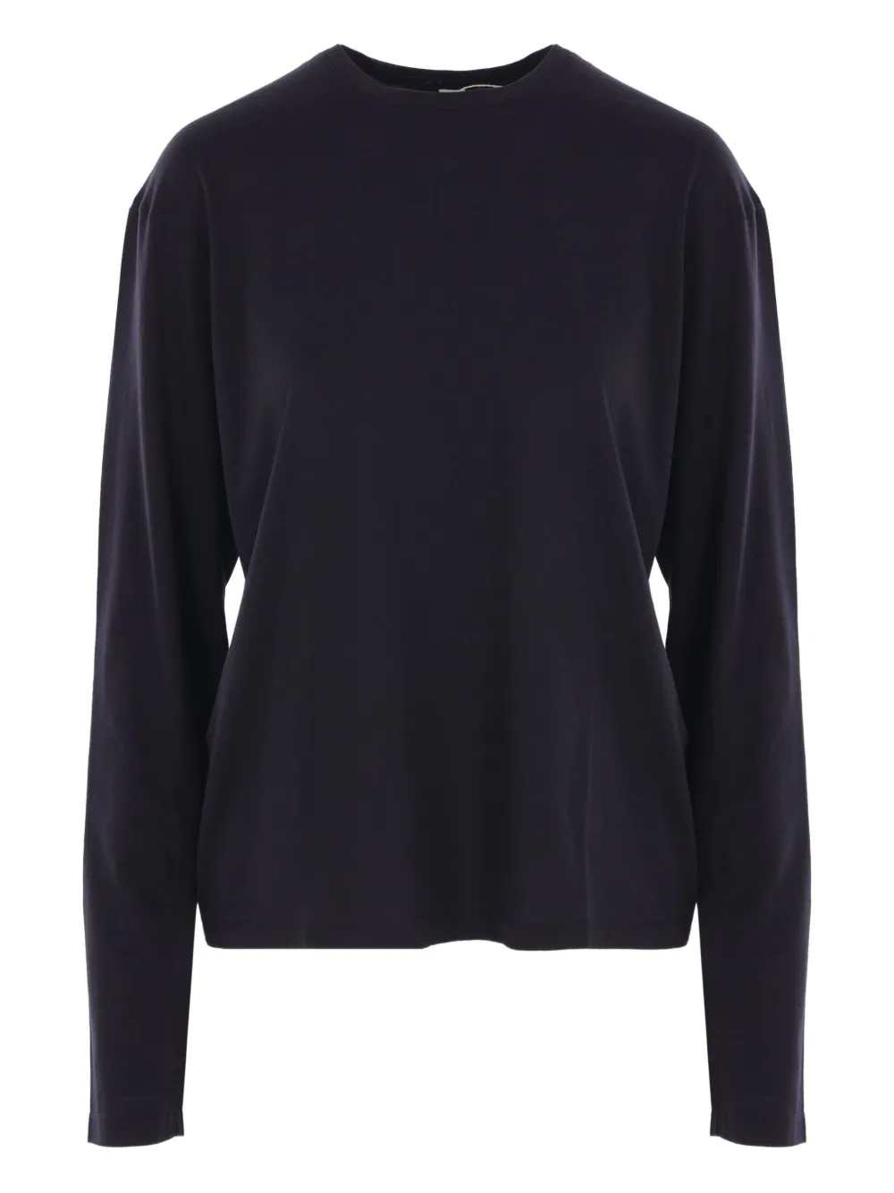 Топ с длинными рукавами TOTEME, черный 
Топ с длинными рукавами TOTEME, черный