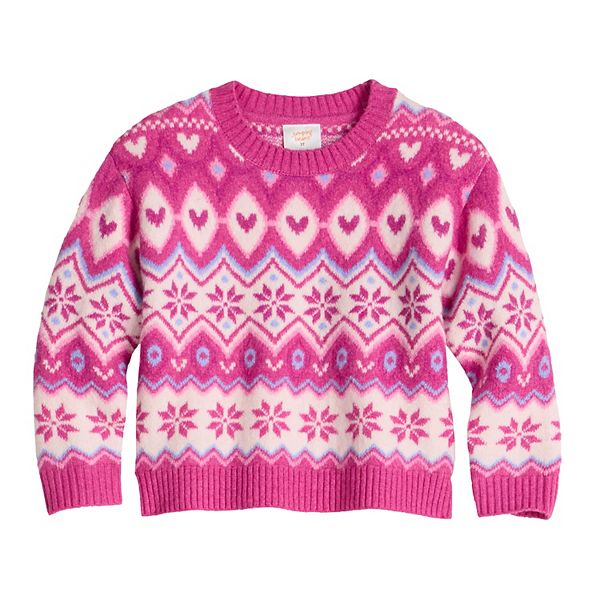 Детский джемпер с жаккардовым узором для девочки Jumping Beans
Детский джемпер с жаккардовым узором для девочки Jumping Beans