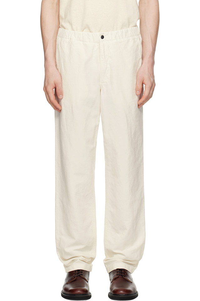 Брюки расслабленного кроя из хлопка и льна Ezra Norse Projects, белый
Брюки расслабленного кроя из хлопка и льна Ezra Norse Projects, белый