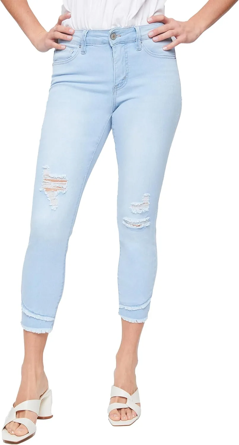 Royalty for Me Women's Petite Skinny High Rise Ankle Jean с косым двойным потрепанным подолом
Royalty for Me Women's Petite Skinny High Rise Ankle Jean с косым двойным потрепанным подолом