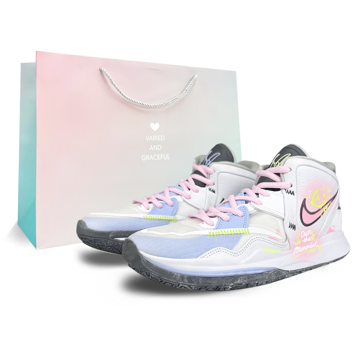 Баскетбольные кроссовки Kyrie 8 Infinity Basketball Shoes Unisex Mid-Top Pink Nike, белый
Баскетбольные кроссовки Kyrie 8 Infinity Basketball Shoes Unisex Mid-Top Pink Nike, белый