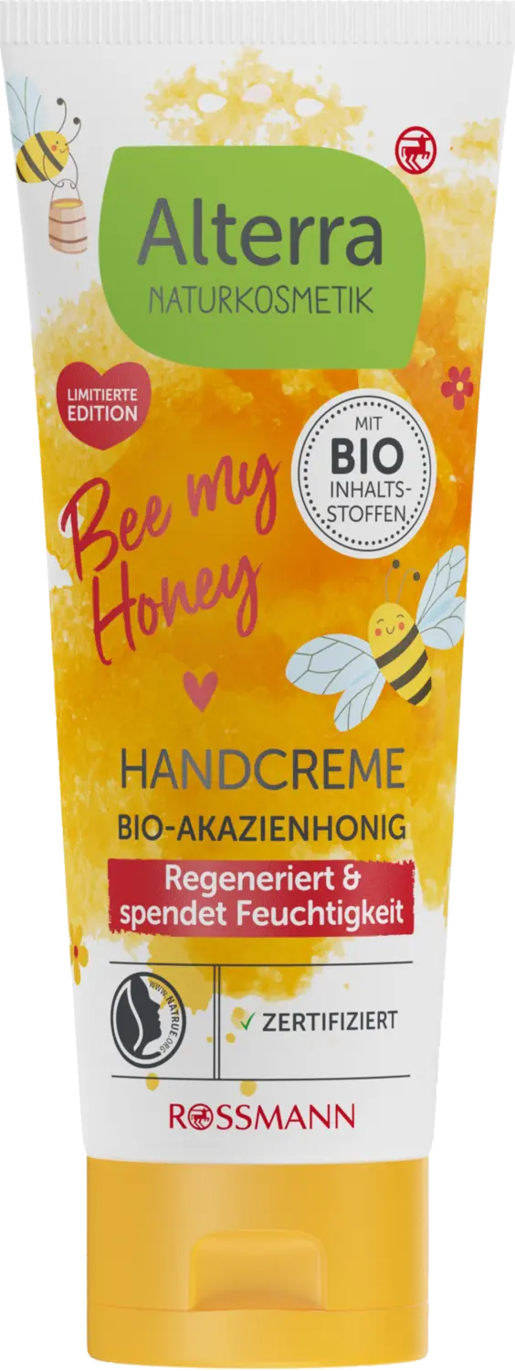 Крем для рук Alterra NATURKOSMETIK Handcreme Bee my Honey
Крем для рук Alterra NATURKOSMETIK Handcreme Bee my Honey