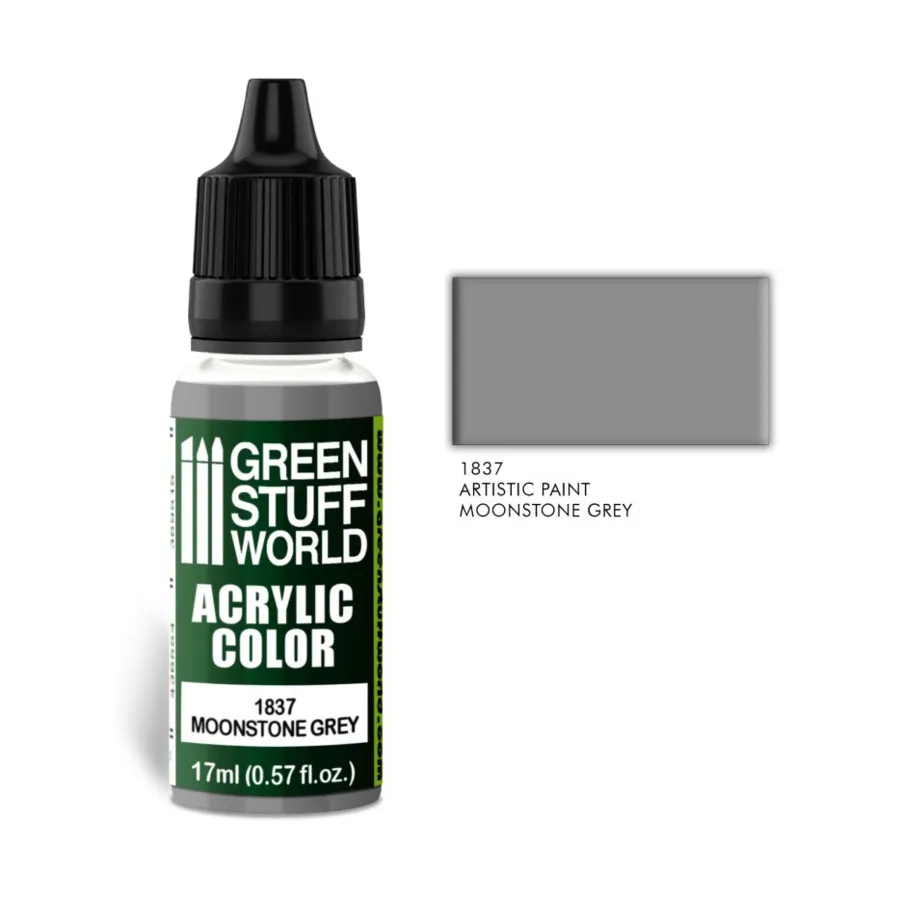 Лунный камень серый, Paint - Acrylic Color Paint - 17ml (Green Stuff World)
Лунный камень серый, Paint - Acrylic Color Paint - 17ml (Green Stuff World)
