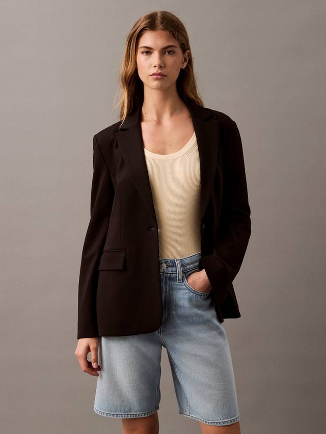 Свободный блейзер Ponte Calvin Klein, Black
Свободный блейзер Ponte Calvin Klein, Black