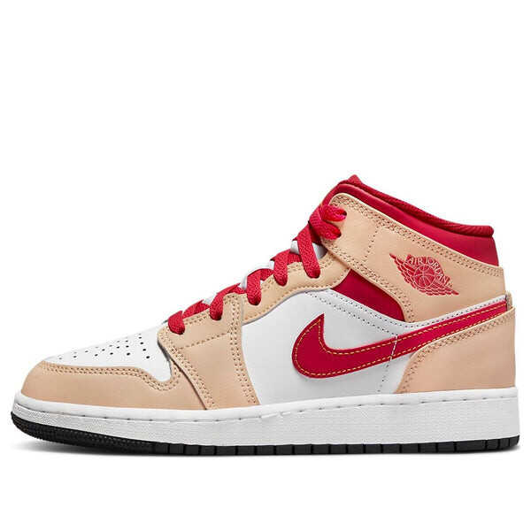 Кроссовки 1 mid 'light curry cardinal red' Air Jordan, желтый
Кроссовки 1 mid 'light curry cardinal red' Air Jordan, желтый