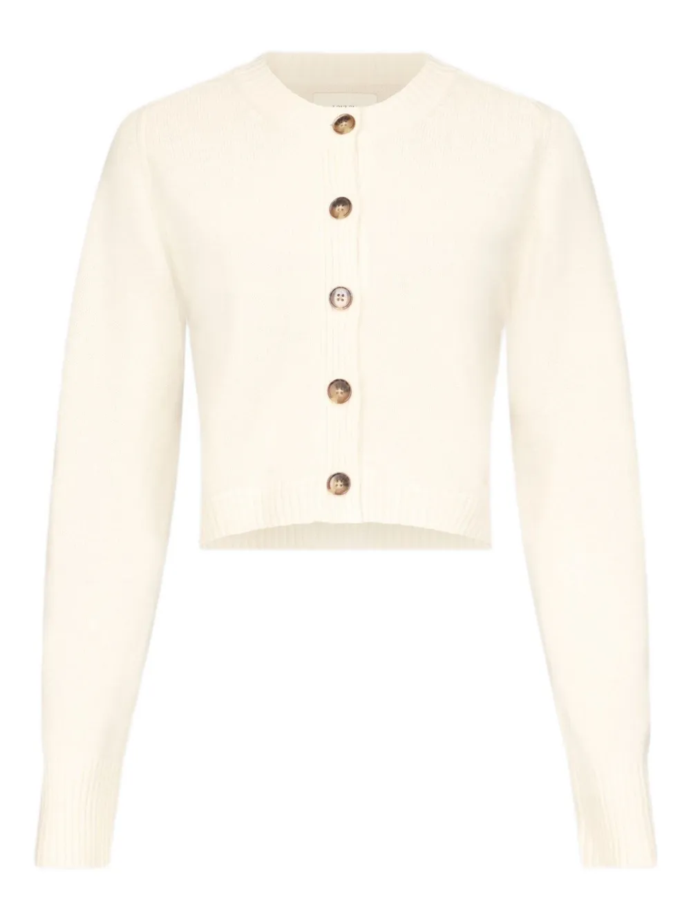 Кашемировый кардиган в рубчик LouLou de Saison, белый
Кашемировый кардиган в рубчик LouLou de Saison, белый