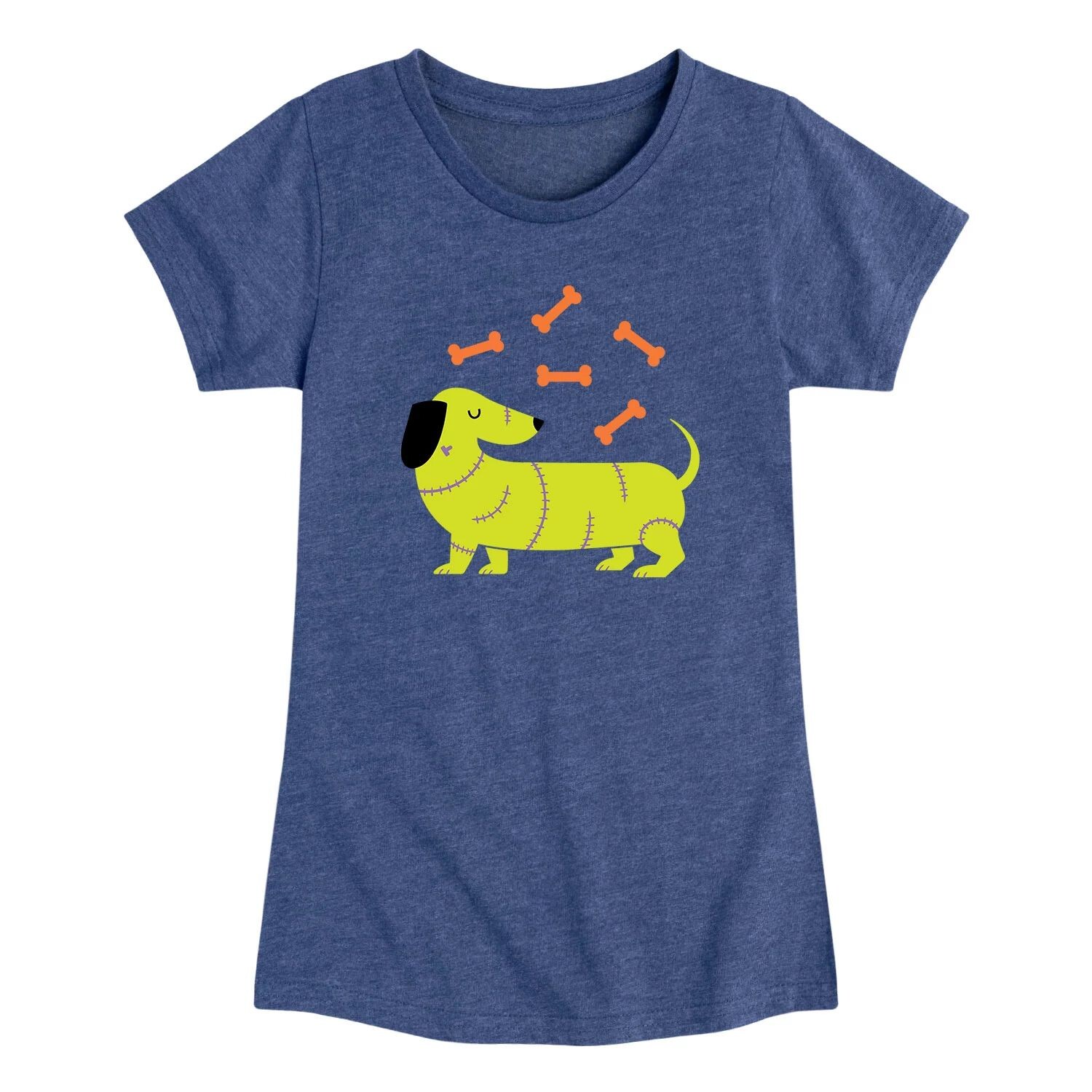 Футболка с рисунком собаки Франкенштейна для девочек 7–16 лет Licensed Character, синий 
Футболка с рисунком собаки Франкенштейна для девочек 7–16 лет Licensed Character, синий