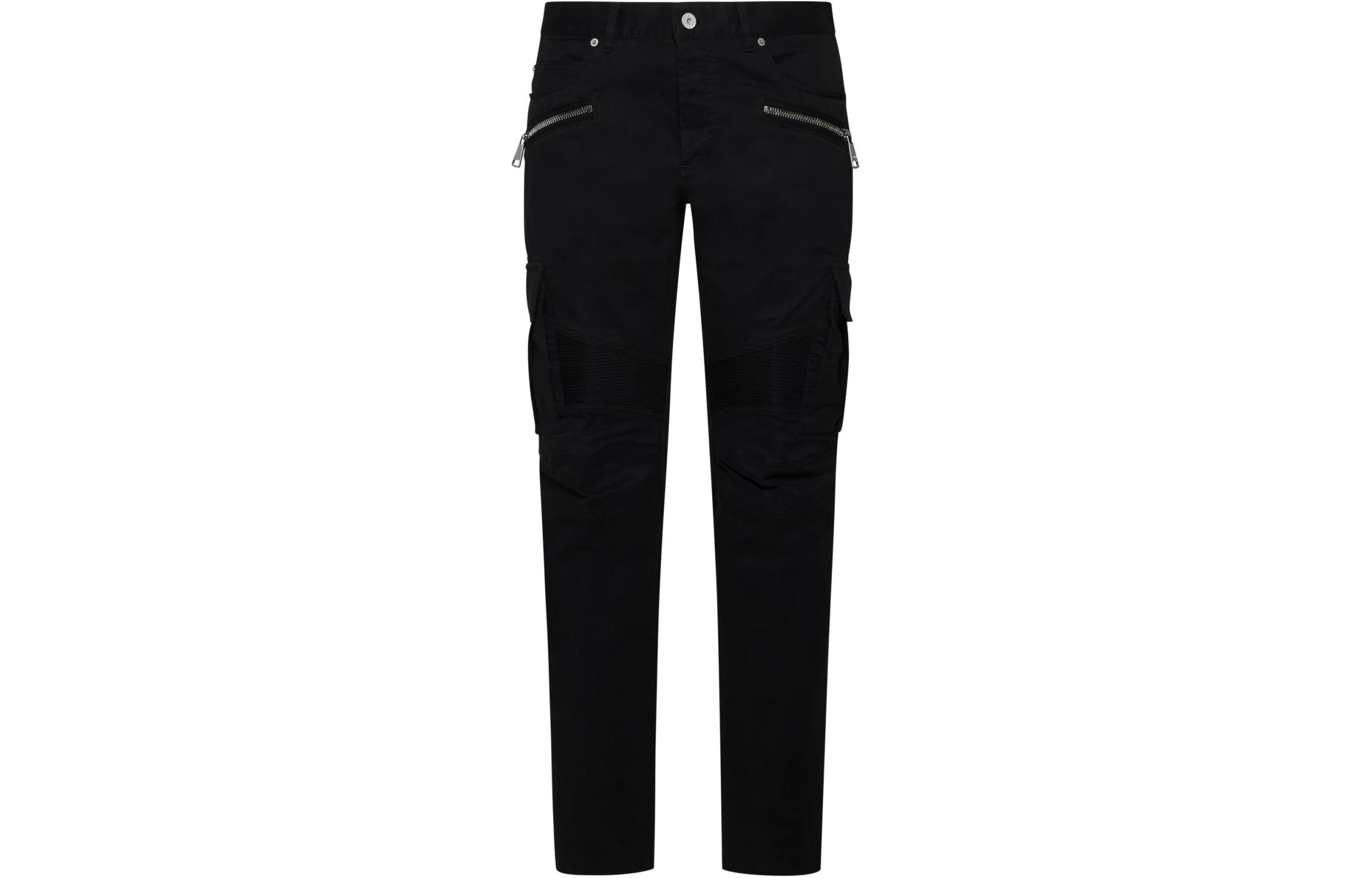 Низкие облегающие брюки BALMAIN, черные
Низкие облегающие брюки BALMAIN, черные