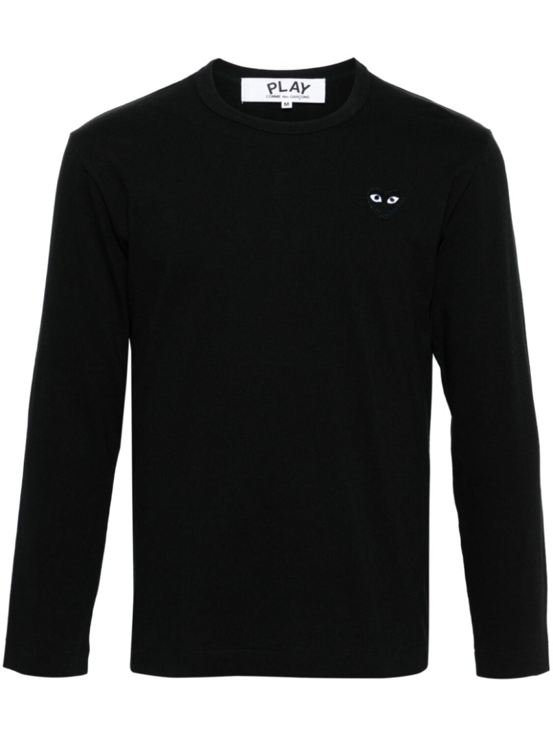 Comme Des Garçons Play футболка с нашивкой, черный 
Comme Des Garçons Play футболка с нашивкой, черный