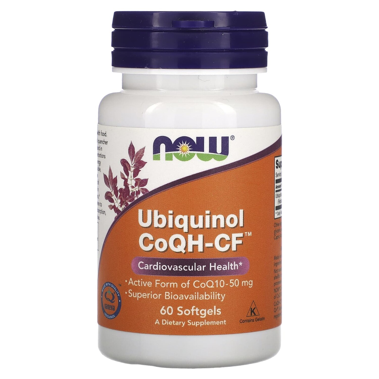Now Foods Убихинол CoQH-CF 60 гелевых капсул
Now Foods Убихинол CoQH-CF 60 гелевых капсул