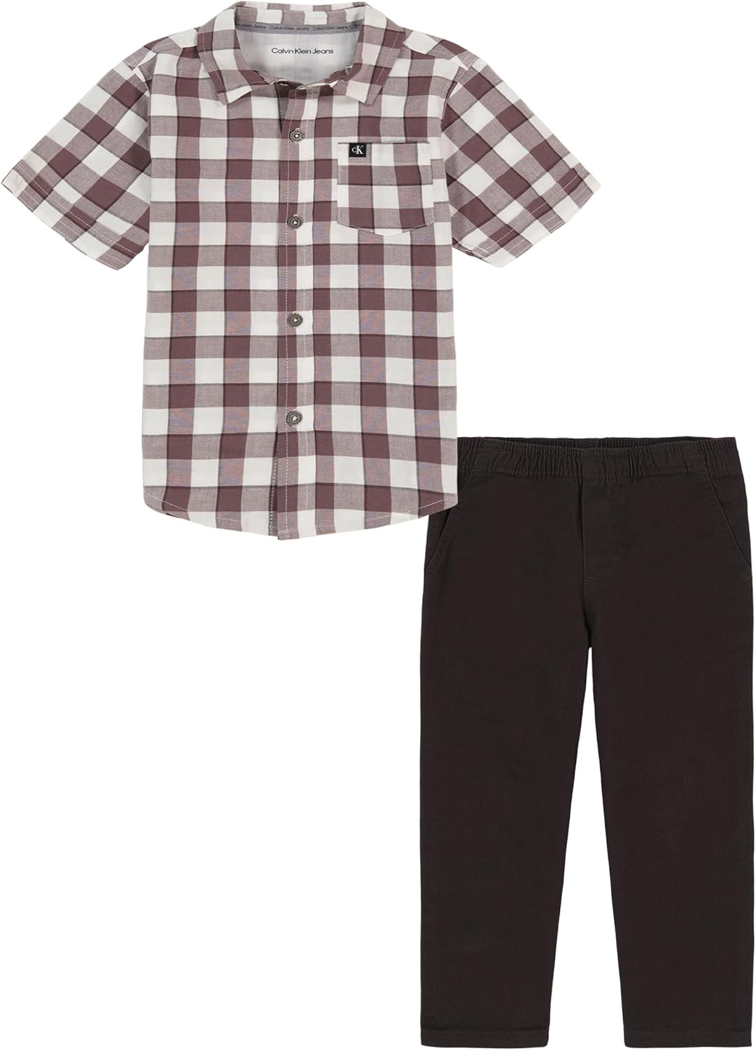 Комплект из двух рубашек Calvin Klein для мальчиков с короткими рукавами, Sparrow / Turtledove / Phantom
Комплект из двух рубашек Calvin Klein для мальчиков с короткими рукавами, Sparrow / Turtledove / Phantom