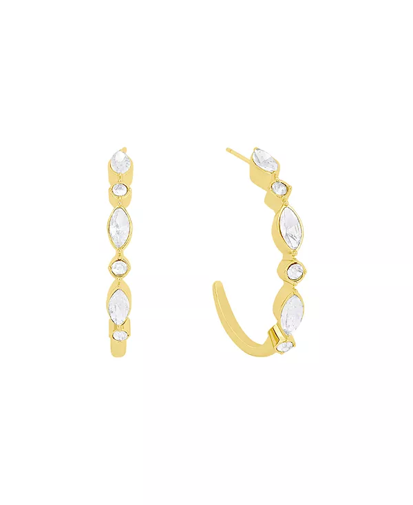 Серьги-Кольца с кристаллами And Now This, gold
Серьги-Кольца с кристаллами And Now This, gold