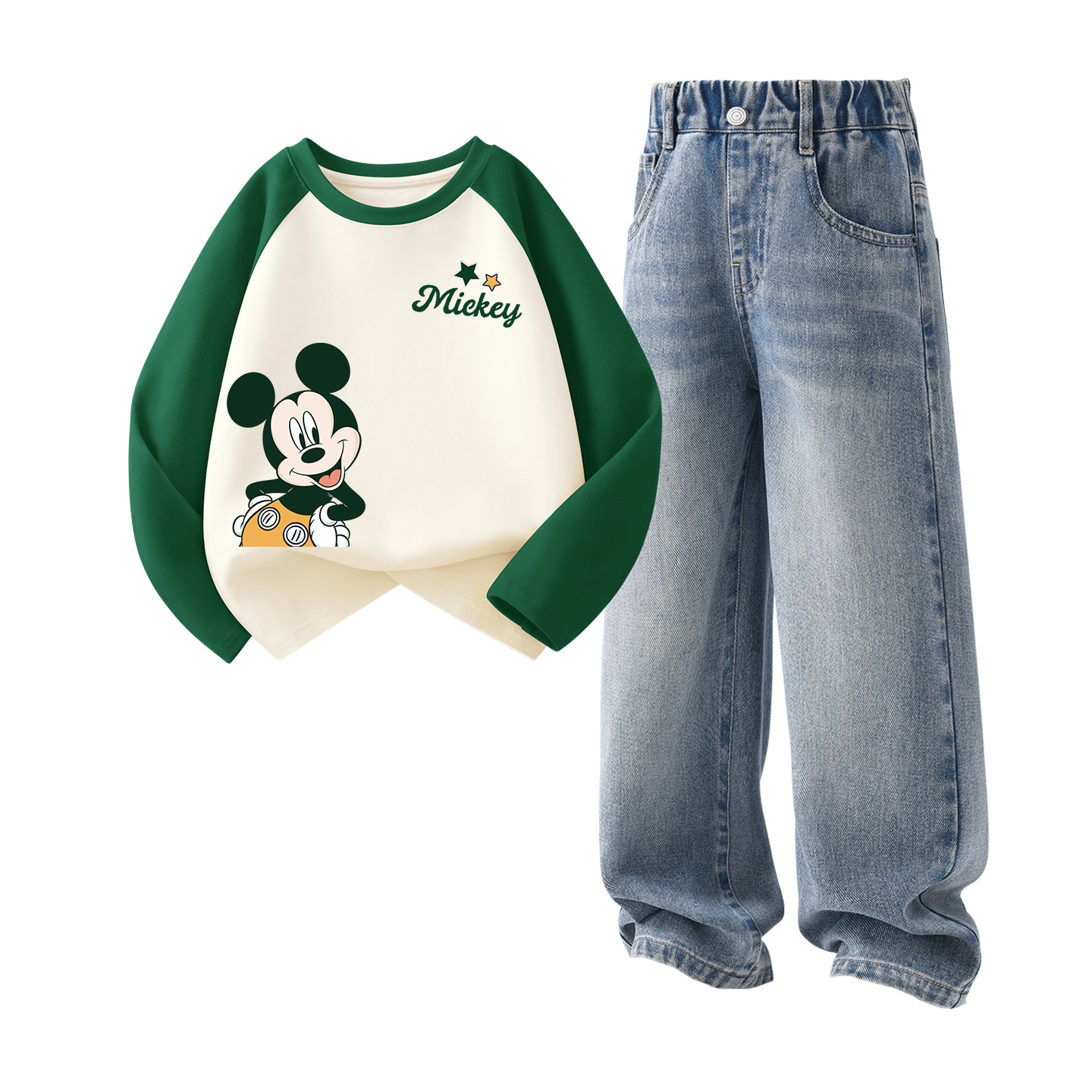 Детская повседневная спортивная одежда Disney, Dilv Flash Star K Green White+Solid Color Sea Salt Blue
Детская повседневная спортивная одежда Disney, Dilv Flash Star K Green White+Solid Color Sea Salt Blue