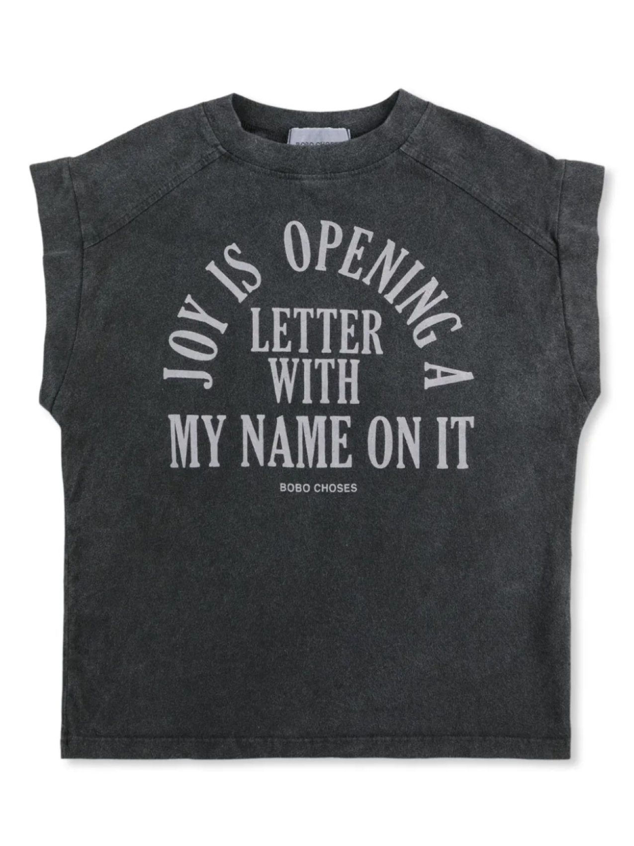 Футболка с принтом-лозунгом Bobo Choses, черный 
Футболка с принтом-лозунгом Bobo Choses, черный