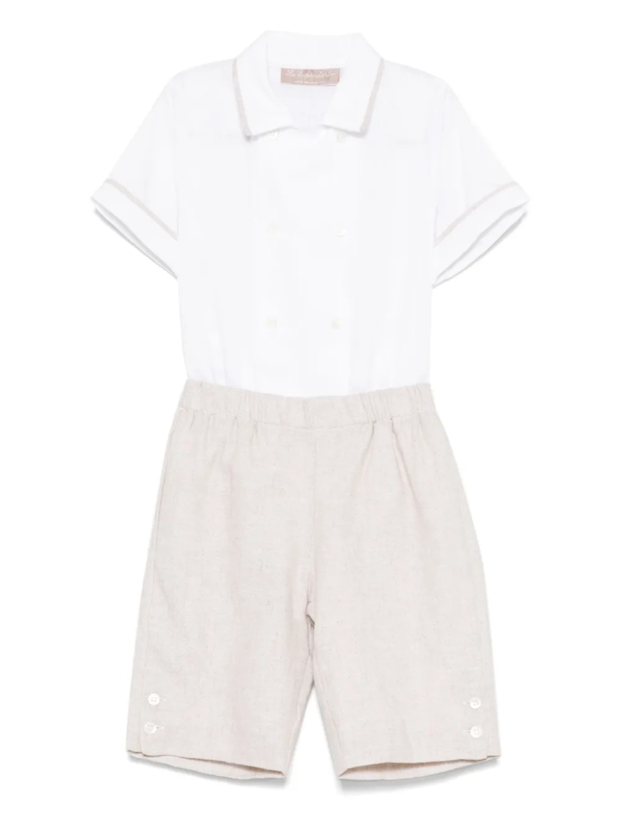 La Stupenderia комплект из рубашки и брюк, белый
La Stupenderia комплект из рубашки и брюк, белый