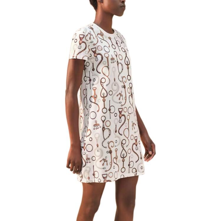 Платье с короткими рукавами женское белое Hermes
Платье с короткими рукавами женское белое Hermes