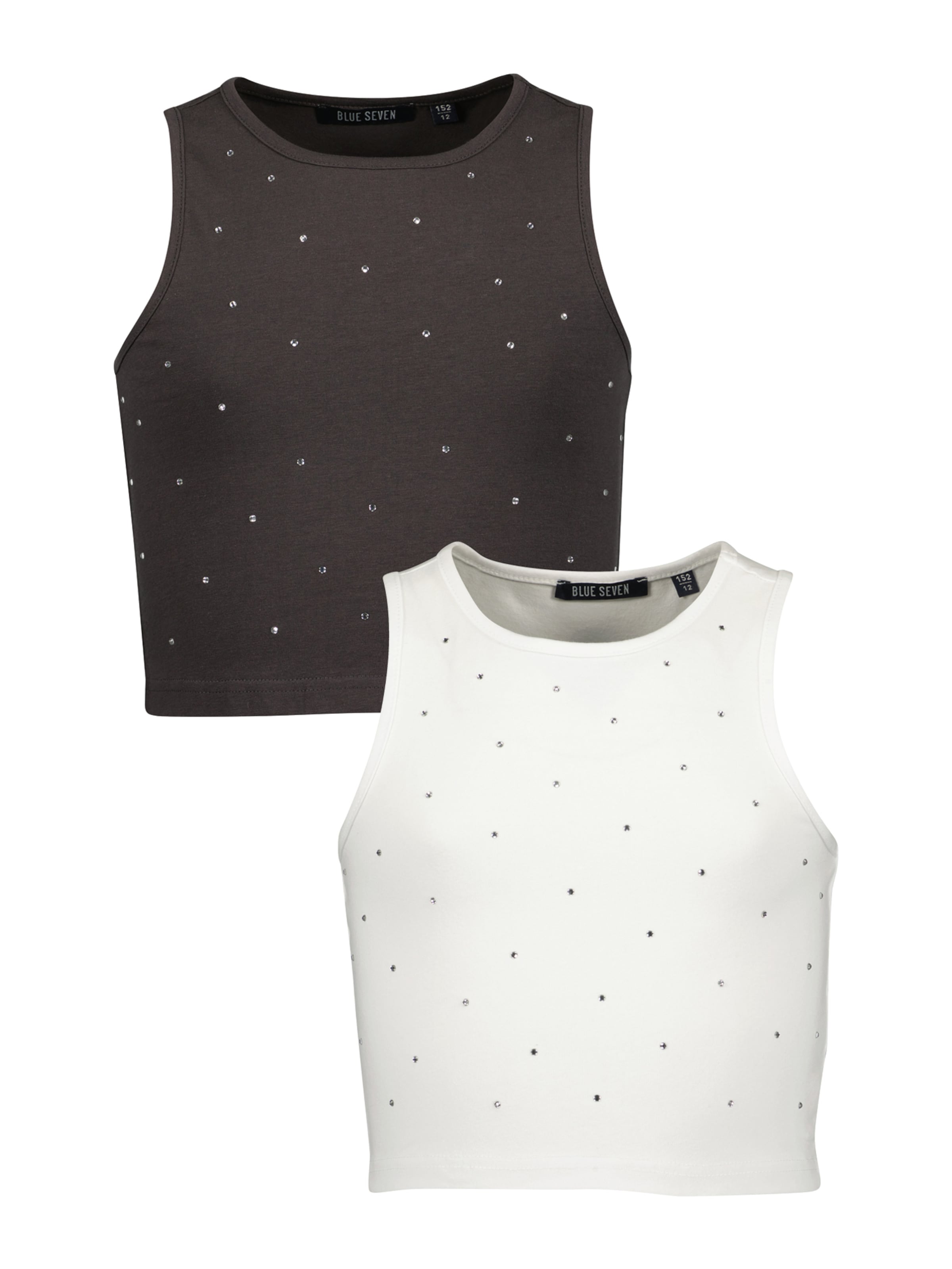 BLUE SEVEN Топ в темно-коричневом и белом цветах
BLUE SEVEN Топ в темно-коричневом и белом цветах