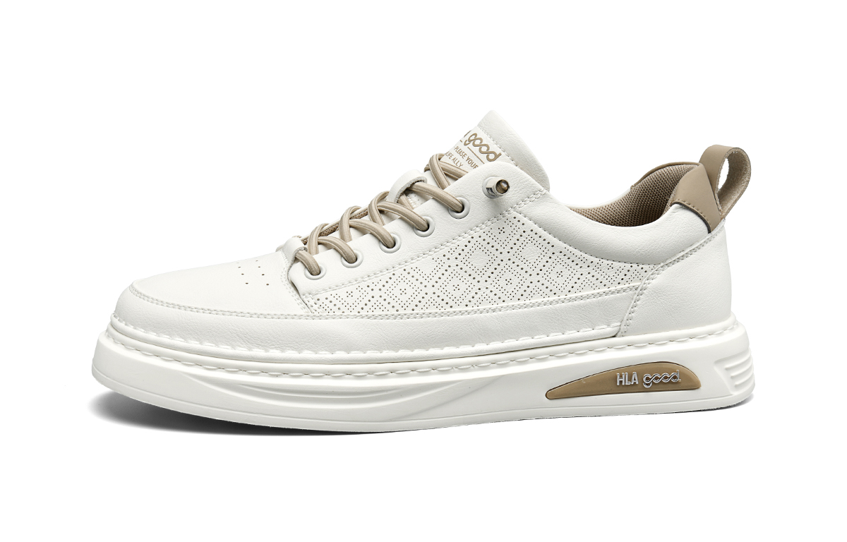 HLA Низкие мужские кроссовки для скейтбординга бежевого цвета
HLA Низкие мужские кроссовки для скейтбординга бежевого цвета