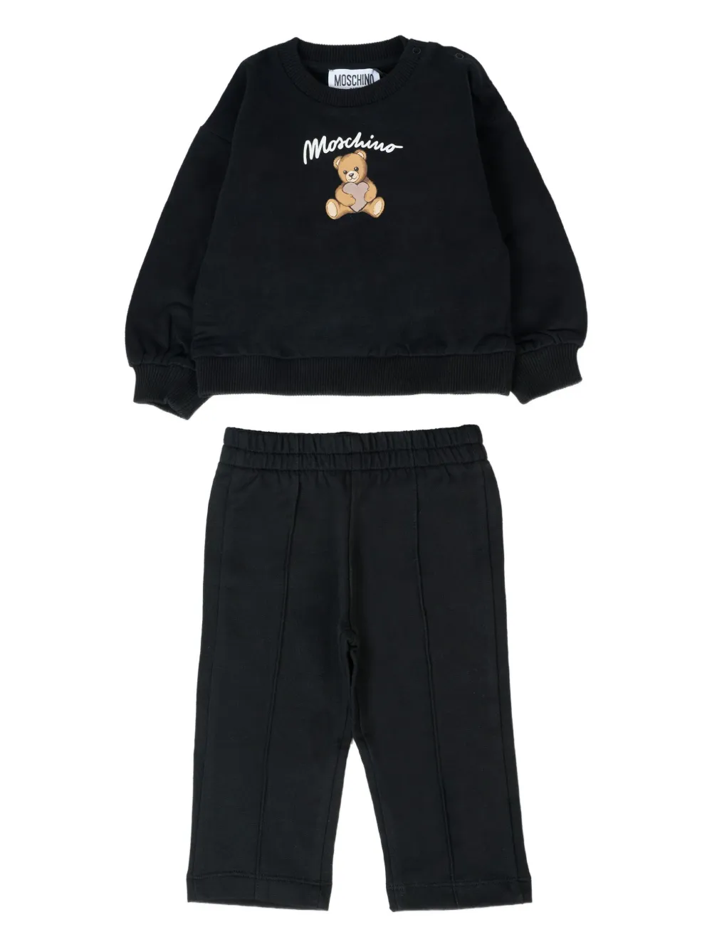 Спортивный костюм с принтом Teddy Moschino Kids, черный
Спортивный костюм с принтом Teddy Moschino Kids, черный