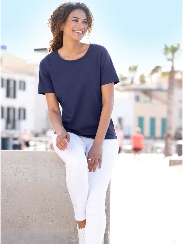 Рубашка с короткими рукавами темно-синего цвета WITT WEIDEN
Рубашка с короткими рукавами темно-синего цвета WITT WEIDEN