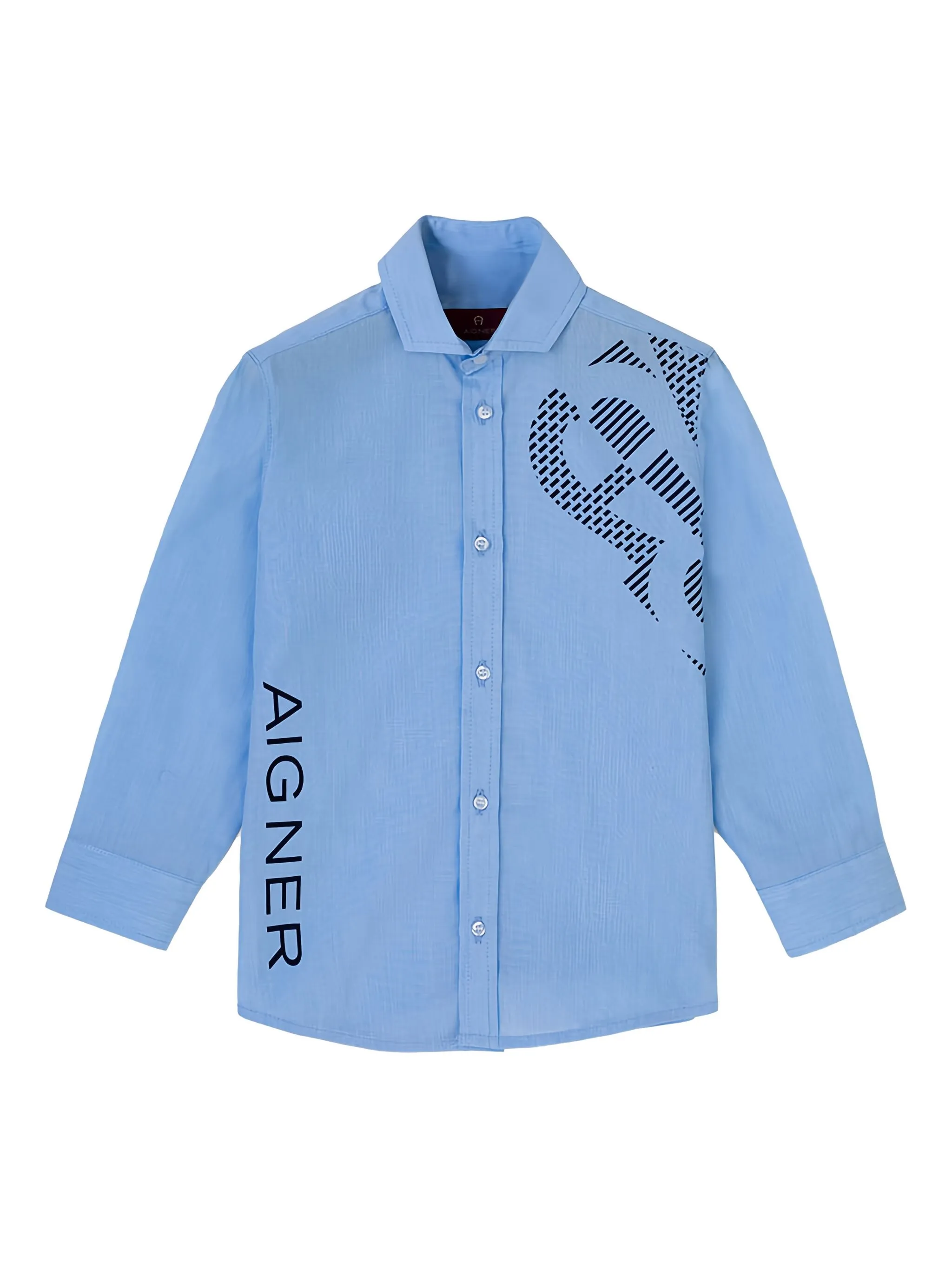 Рубашка с логотипом Aigner Kids, синий
Рубашка с логотипом Aigner Kids, синий