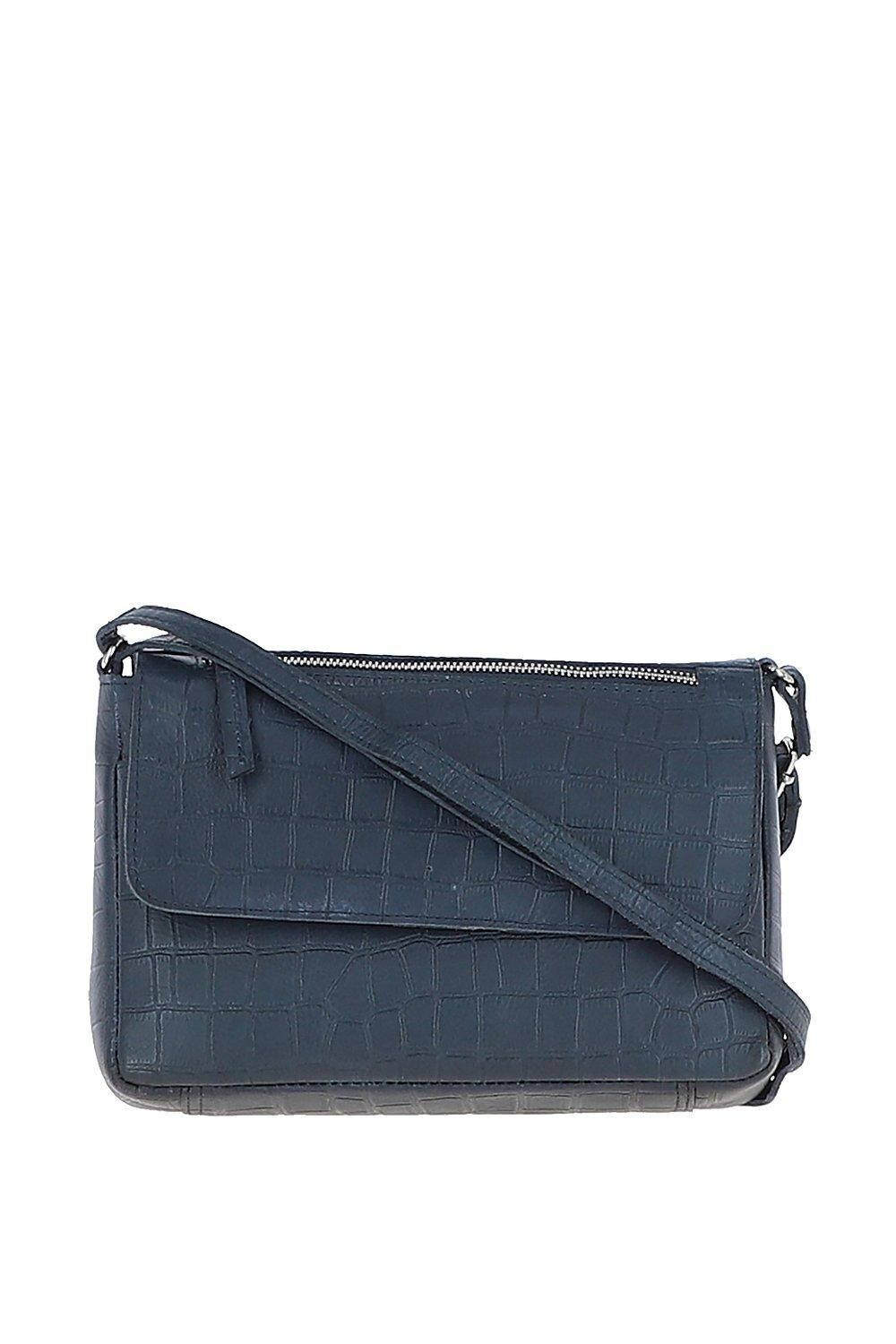Сумка на плечо 'Valentina' из натуральной кожи с клапаном и принтом под крокодила Ashwood Leather, синий
Сумка на плечо 'Valentina' из натуральной кожи с клапаном и принтом под крокодила Ashwood Leather, синий