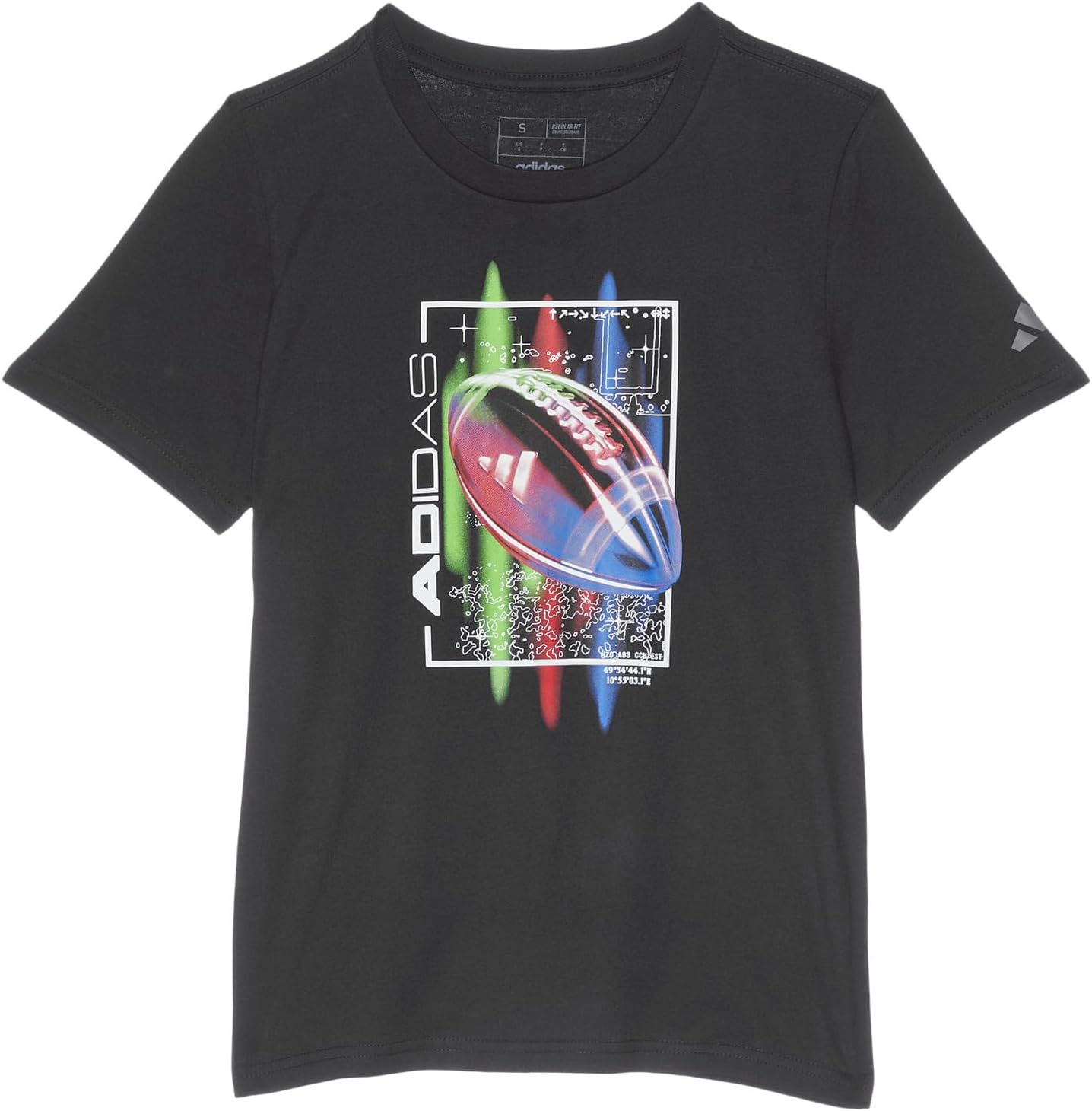 Футболка adidas Kids Football Energy Tee (Big Kids), цвет Adi Black w Multi
Футболка adidas Kids Football Energy Tee (Big Kids), цвет Adi Black w Multi