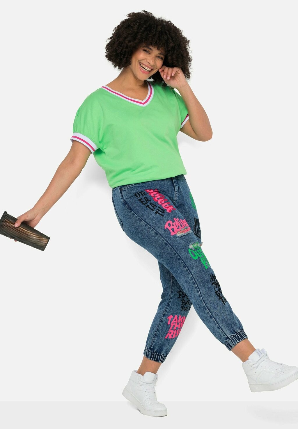 Зауженные джинсы ELASTIKSAUM Angel of Style, синий деним
Зауженные джинсы ELASTIKSAUM Angel of Style, синий деним