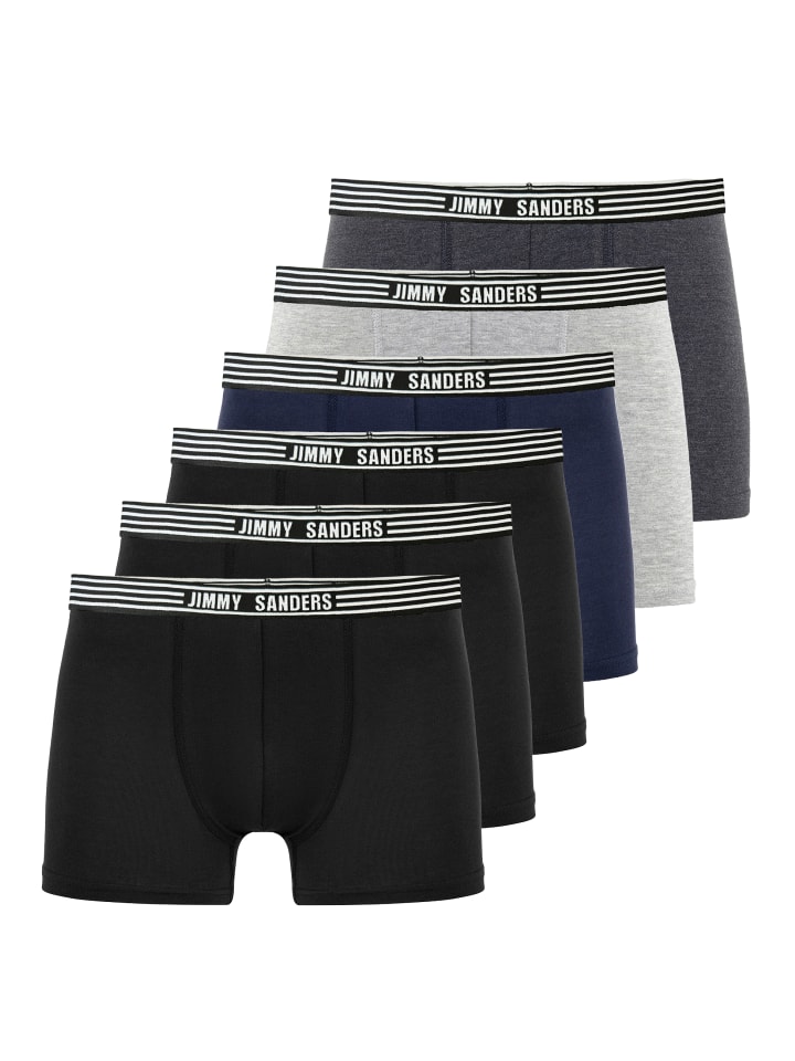 Трусы боксеры JIMMY SANDERS, цвет schwarz-navy-grau 
Трусы боксеры JIMMY SANDERS, цвет schwarz-navy-grau