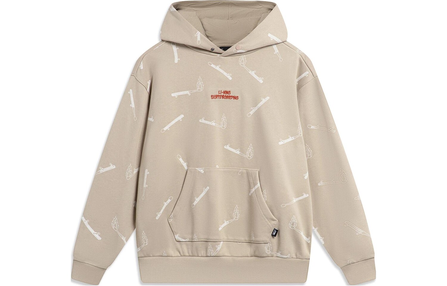 Толстовка мужская светло-коричневая с принтами Lining, коричневый
Толстовка мужская светло-коричневая с принтами Lining, коричневый