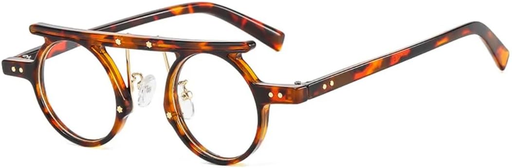 Модные маленькие круглые панк-солнцезащитные очки для женщин в стиле ретро с прозрачными градиентными линзами цвета океана, защита от УФ-излучения UV400, для мужчин — двухцветные с заклепками UATXTAU, Leopard Clear
Модные маленькие круглые панк-солнцезащитные очки для женщин в стиле ретро с прозрачными градиентными линзами цвета океана, защита от УФ-излучения UV400, для мужчин — двухцветные с заклепками UATXTAU, Leopard Clear