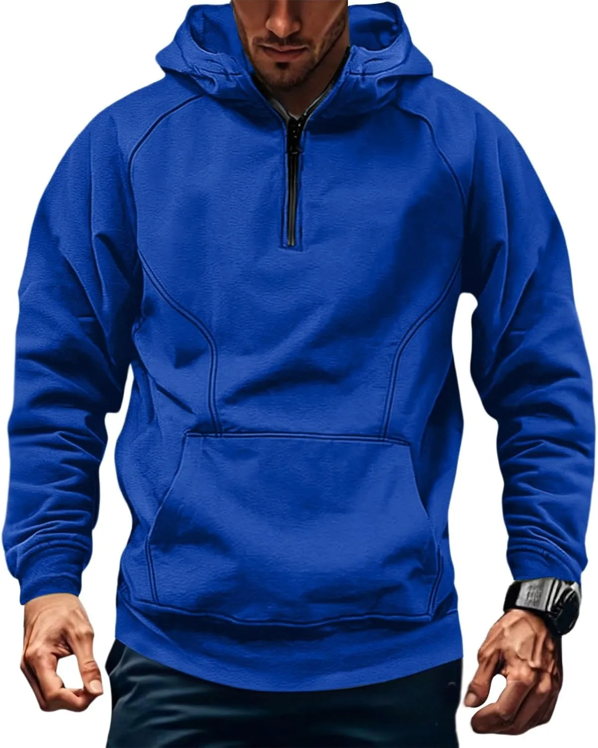 GOFULY толстовка с четвертью молнией для мужчин, флисовая, с карманами
GOFULY толстовка с четвертью молнией для мужчин, флисовая, с карманами