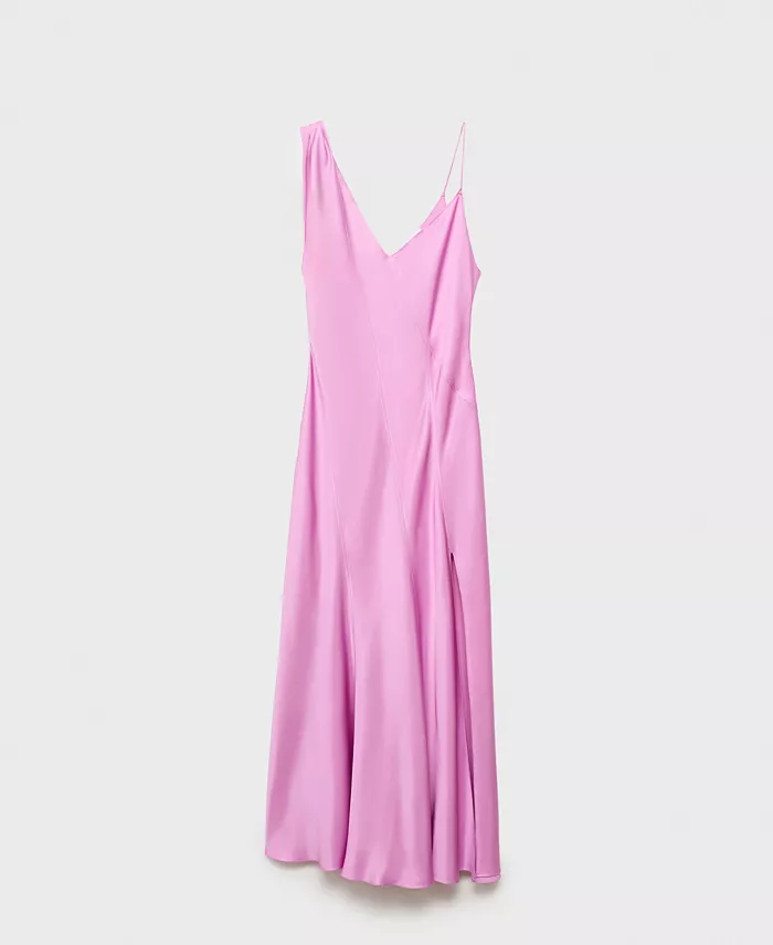 Женское асимметричное атласное платье MANGO, фиолетовый
Женское асимметричное атласное платье MANGO, фиолетовый